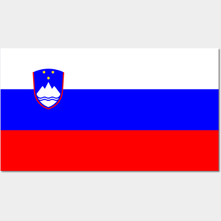 Slovenia Flag Posters and Art